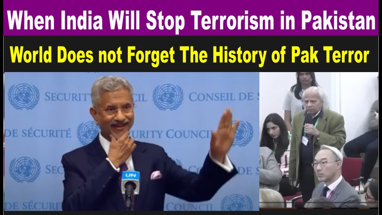 Jaishankar Brutal Reply to Pakistani Reporter's Non Sense at UN.