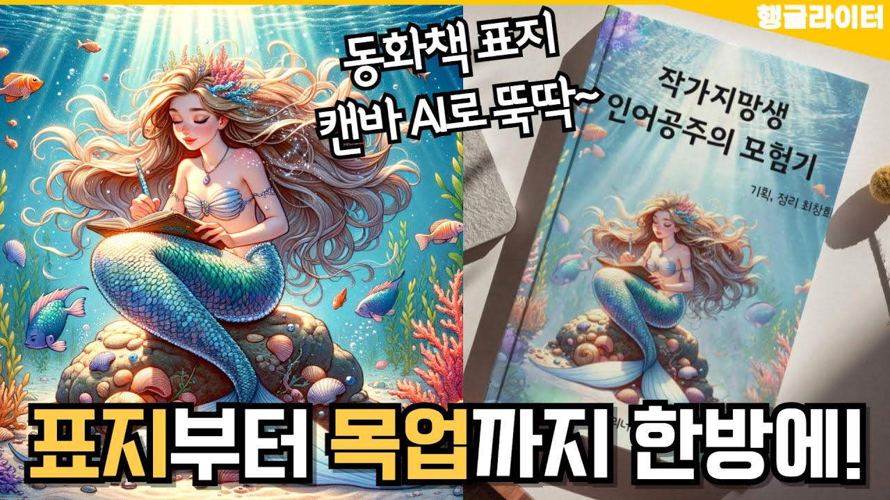 캔바 AI로 동화책 표지 만들고 목업까지 뚝딱!