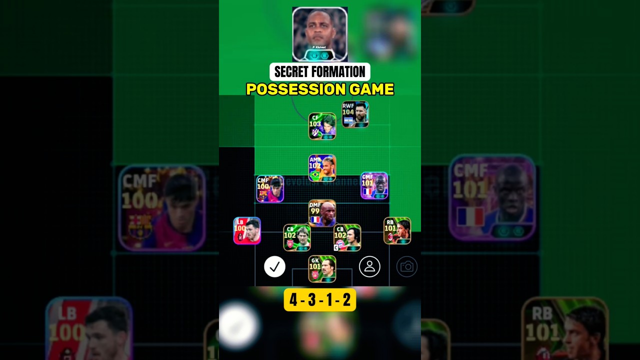 Patrik Kluivert 😎 Best possession Game Formation Playstyle🔥💀🔥 