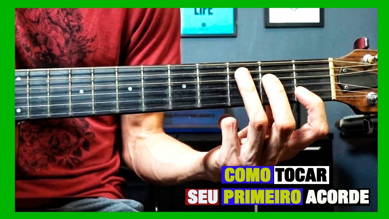 COMO TOCAR SEU PRIMEIRO ACORDE DETALHADAMENTE NO VIOLÃO