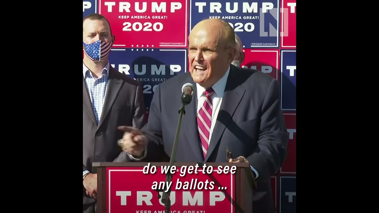 Rudy Giuliani Calls Election Outrageous And Threatens Lawsuits