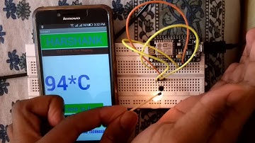 Read live LM35 Temperature Sensor Data over The Internet Using Google Firebase + Nodemcu Demonstra..