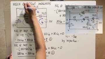 Network Analysis: Solving 3-Loop Network Using Mesh Current Analysis (Taglish)