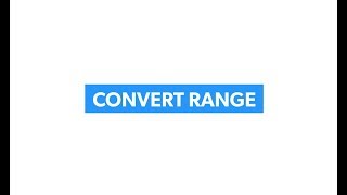 RGS Rebar - Detailing - Convert Range
