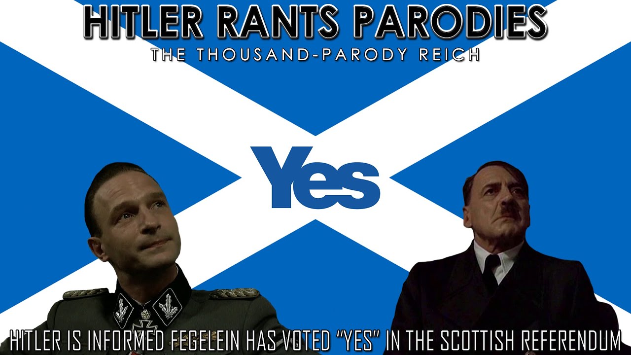 Hitler is informed Fegelein has voted “Yes” in the Scottish Referendum