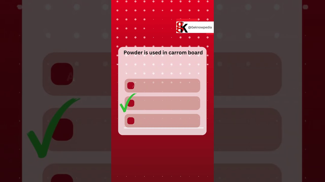 🎯 How Much Do You Know About Carrom? | Fun Carrom Quiz Challenge! Geknowpedia 