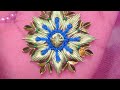 Embroidery hand work learn at home 🏡 easy work dapka kadhai