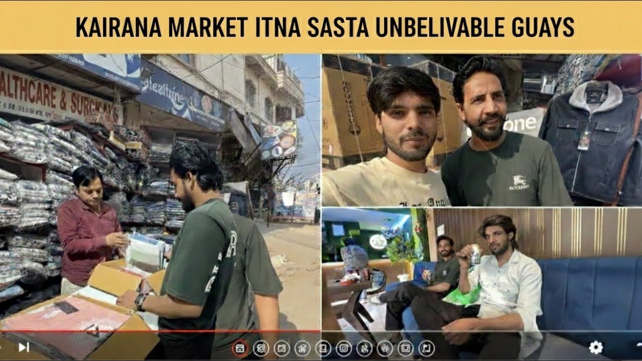 Exploring Kairana Market: Kya kya kharida humne? 🤔Itna Sasta kahi Nahi ! Vlog 