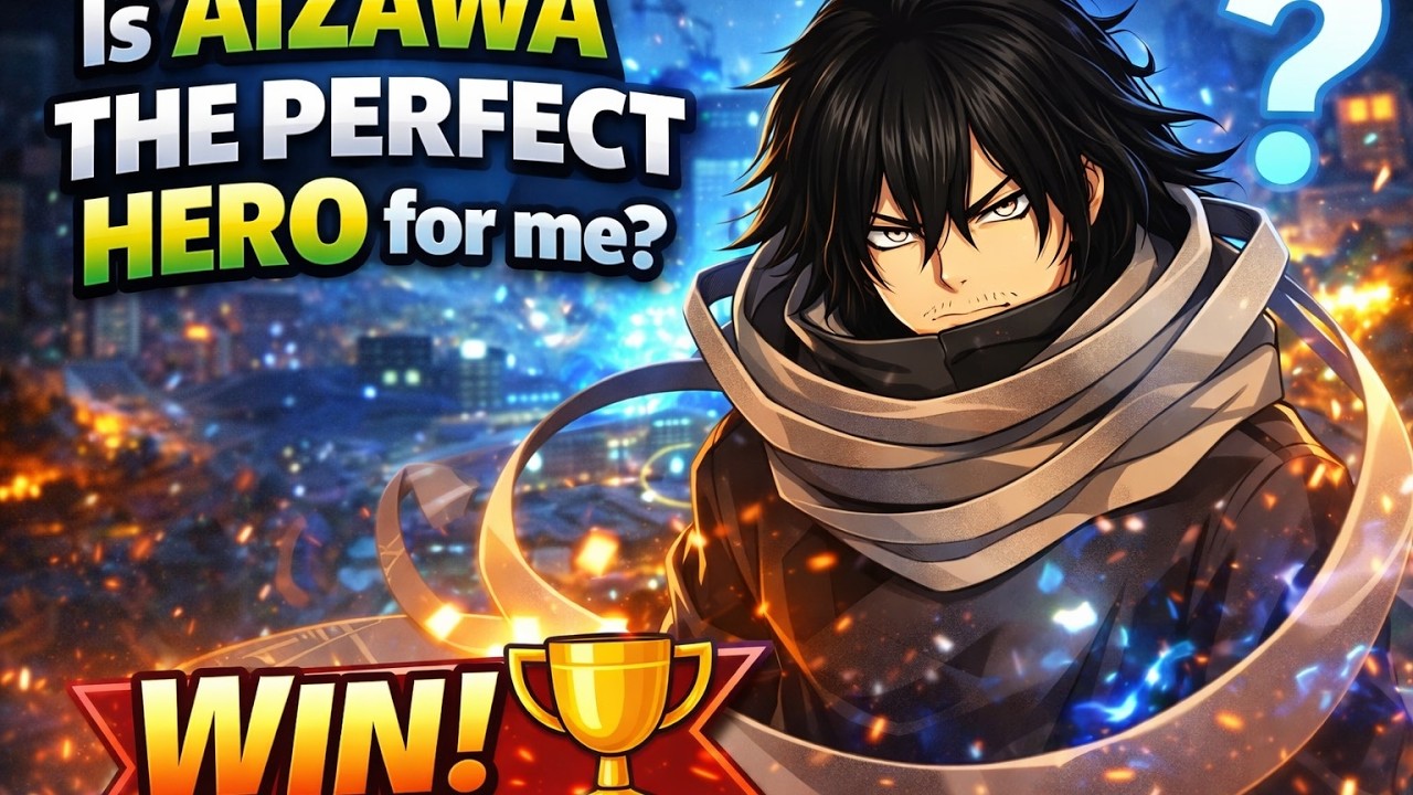 Is Aizawa the Perfect Hero for Me? My First Win with Eraser Head!  #MyHeroUltraRumble #Aizawa #anime