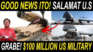 GOOD NEWS ITO! US $100 MILLION MILITARY VEHICLES, WEAPONS ETC. FINANCING TO THE PHILIPPINES