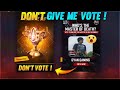 Free Fire Live | Don't Give Me Vote ! Plz