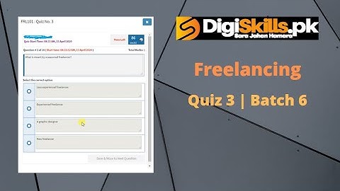 Digiskills Freelancing Quiz 3 Solution Batch 6 |  Quiz No. 3 Solution | Techno Malik