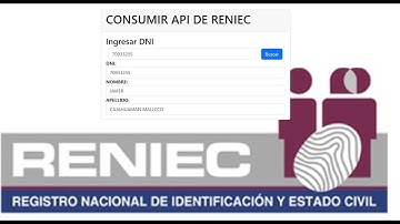 ✅CONSUMIR API REST DE RENIEC Y CONSULTAR DATOS POR DNI - CON HTML Y JAVASCRIPT