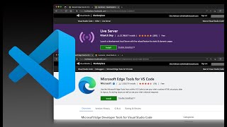using live server and edge devtools in vs code