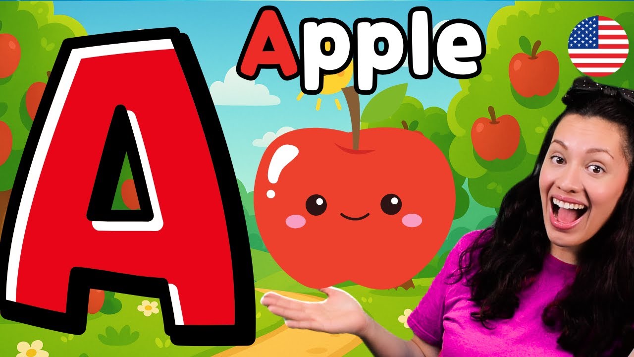 ⭐ ABC Song 🍎 | Learn Alphabet A to Z | ABC Phonics Song for Kids - YouTube