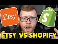 SHOPIFY VS ETSY 2021 | BEST PLATFORM FOR PRINT ON DEMAND?