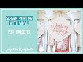 DIY Gift Idea with Speedball Screen Printing with Craft Vinyl Kit