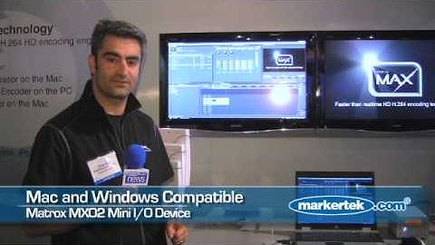 The MX02 Mini HD/SD I/O Device from Matrox