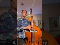 A Blues Country Double Bass #bass #beginner  #doublebass #ベース #ウッドベース #コントラバス #初心者 #練習