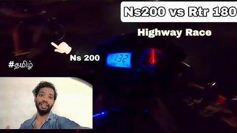 Apache RTR 180 VS Bajaj NS 200||Friendly Drag Race In Highway￼￼||#NIRMALVlogs