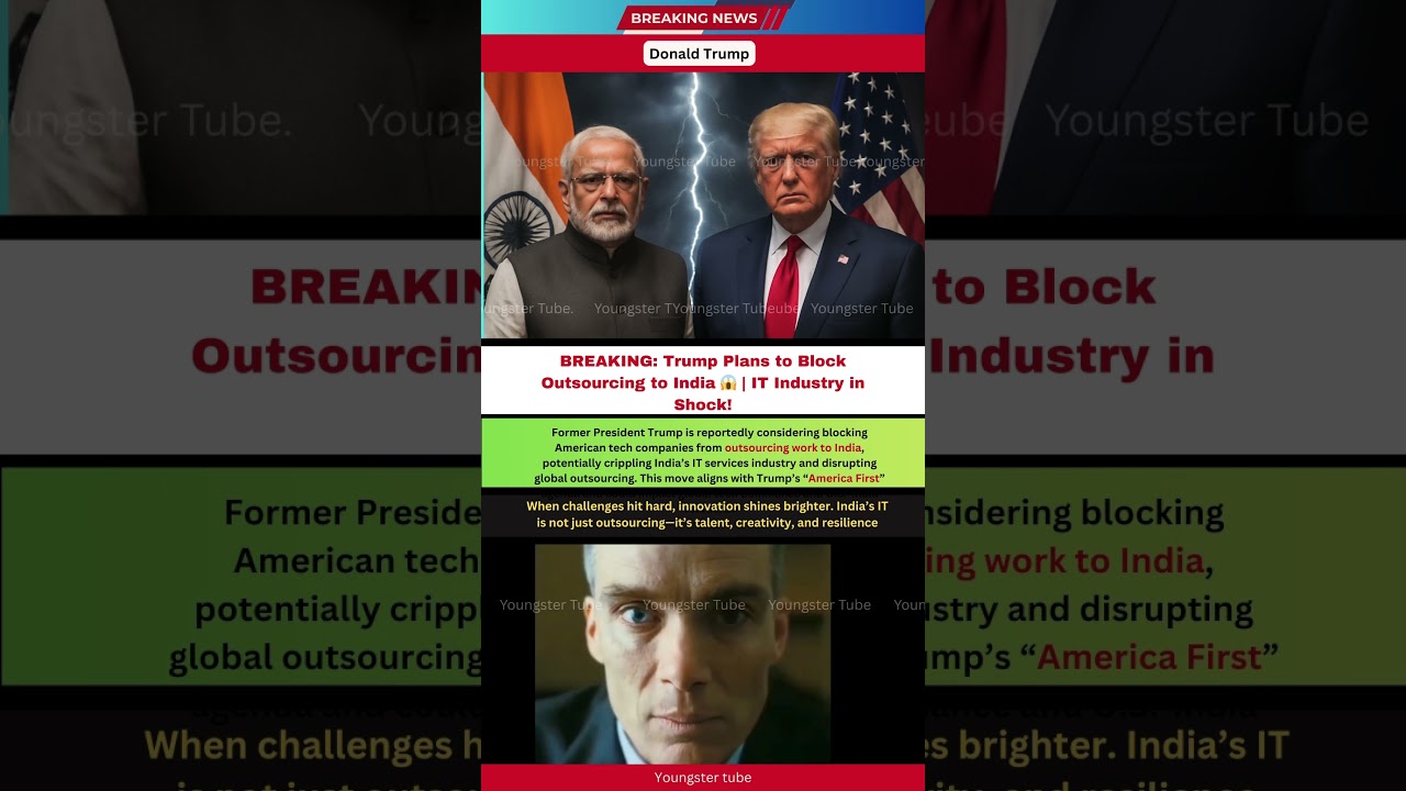Trump vs India IT Sector | Outsourcing Ban Could Kill Millions of Jobs! 💻 