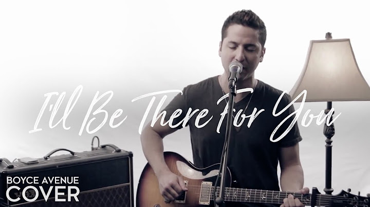 I'll Be There for You Cover version - Cover performance video thumbnail