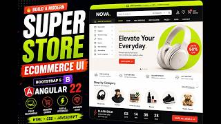 Modern Super Store Ecommerce Website with Angular 22 | Bootstrap 5
