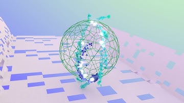 Particle transitions demo