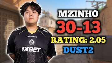 MZINHO (30-13) RT: 2.05 | 5-STACK | EU FACEIT (DUST2) ELO 4056 | CS2 POV