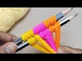 2 Superb Woolen Yarn Flower making ideas with Pencils| Easy Sewing Hack