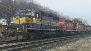 6 Engine Lashup Of IC&E, DM&E, & CP Power, Bettendorf, IA