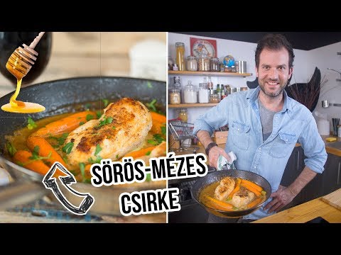 Videó: Csirkemell Mézes Kéregben