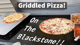 Griddled Pizza 3 Ways!! Cheese, Pepperoni and best of all BBQ Chicken Pizza