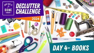 DAY 4 BOOKS  📙📘📕  2024 Declutter Challenge