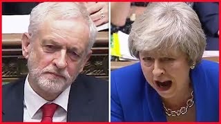Moment Corbyn mouths 'stupid woman' at Theresa May – 'must apologise IMMEDIATELY'