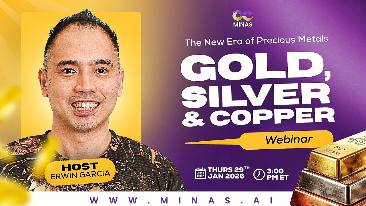 Capitalising on Precious Metals (Gold, Silver & Copper) Webinar - Live with Erwin Garcia 📱
