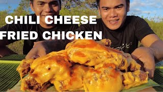 OUTDOOR COOKING | CHILI CHEESE FRIED CHICKEN