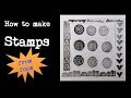 How to make ... Stamps from foam