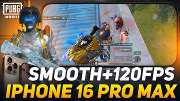 iPhone 16 Pro Max PUBG TEST 120FPS🔥 | PUBG MOBILE - BGMI