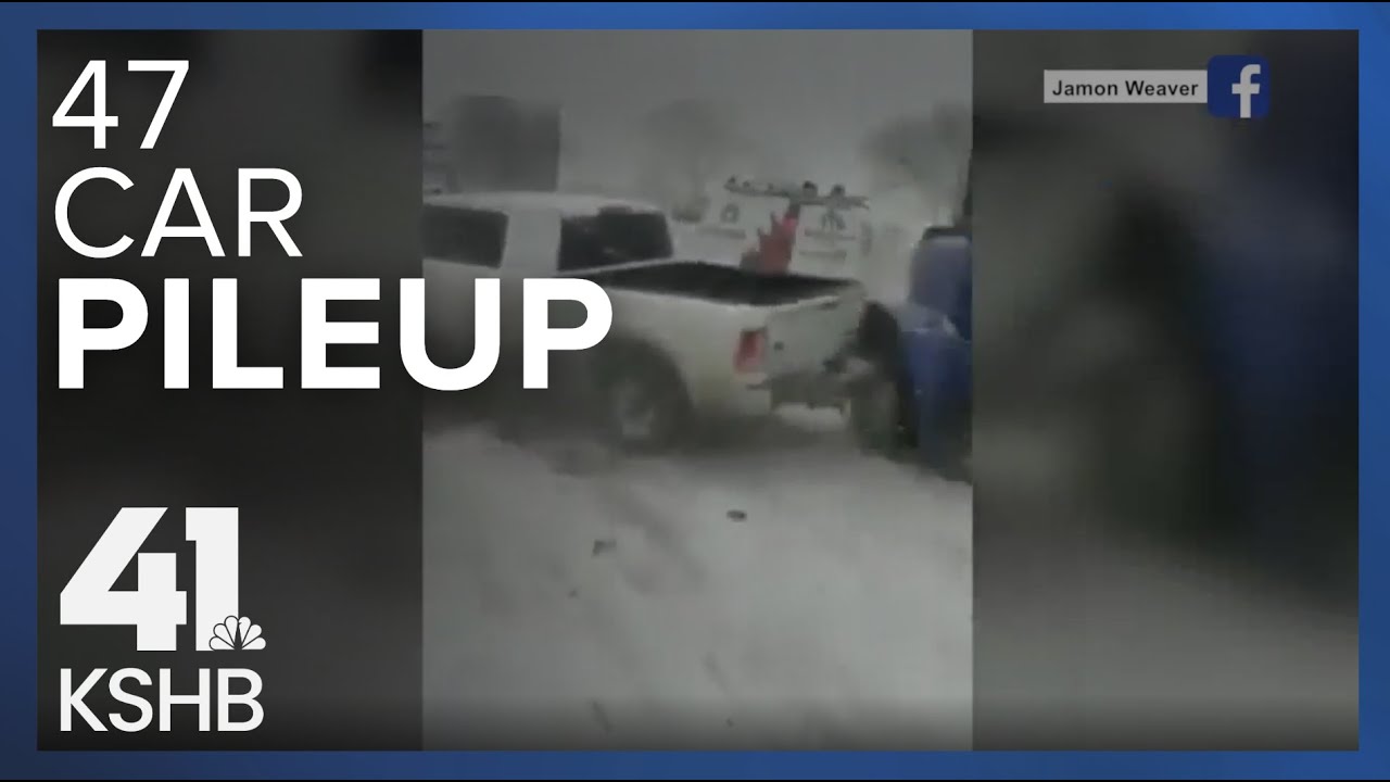 Dramatic Video Shows 15 Car Pile Up Near Oak Grove Youtube