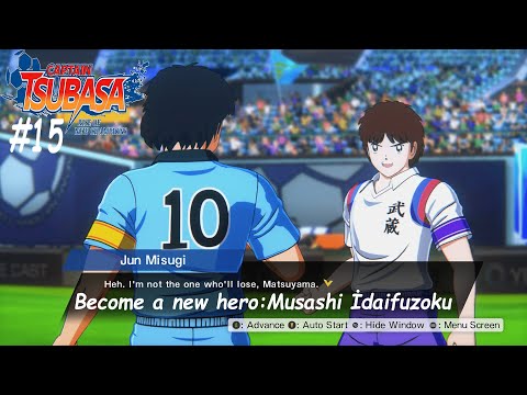 Misugi,Matsuyama'ya Karşı:Captain Tsubasa Rise Of New Champions-15.Bölüm(1080p60fps)