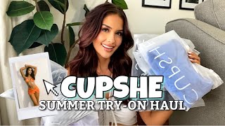 CUPSHE SUMMER TRY ON HAUL | bikinis, dresses, one-piece, and more! screenshot 2
