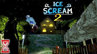 Плохая конечная сцена с Кибертреком и Космическим кораблём | Ice Scream 2