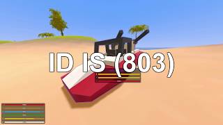 Unturned New Hawaii Map! (All Vehicle IDS!)