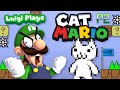 Luigi plays cat mariooo  part 2