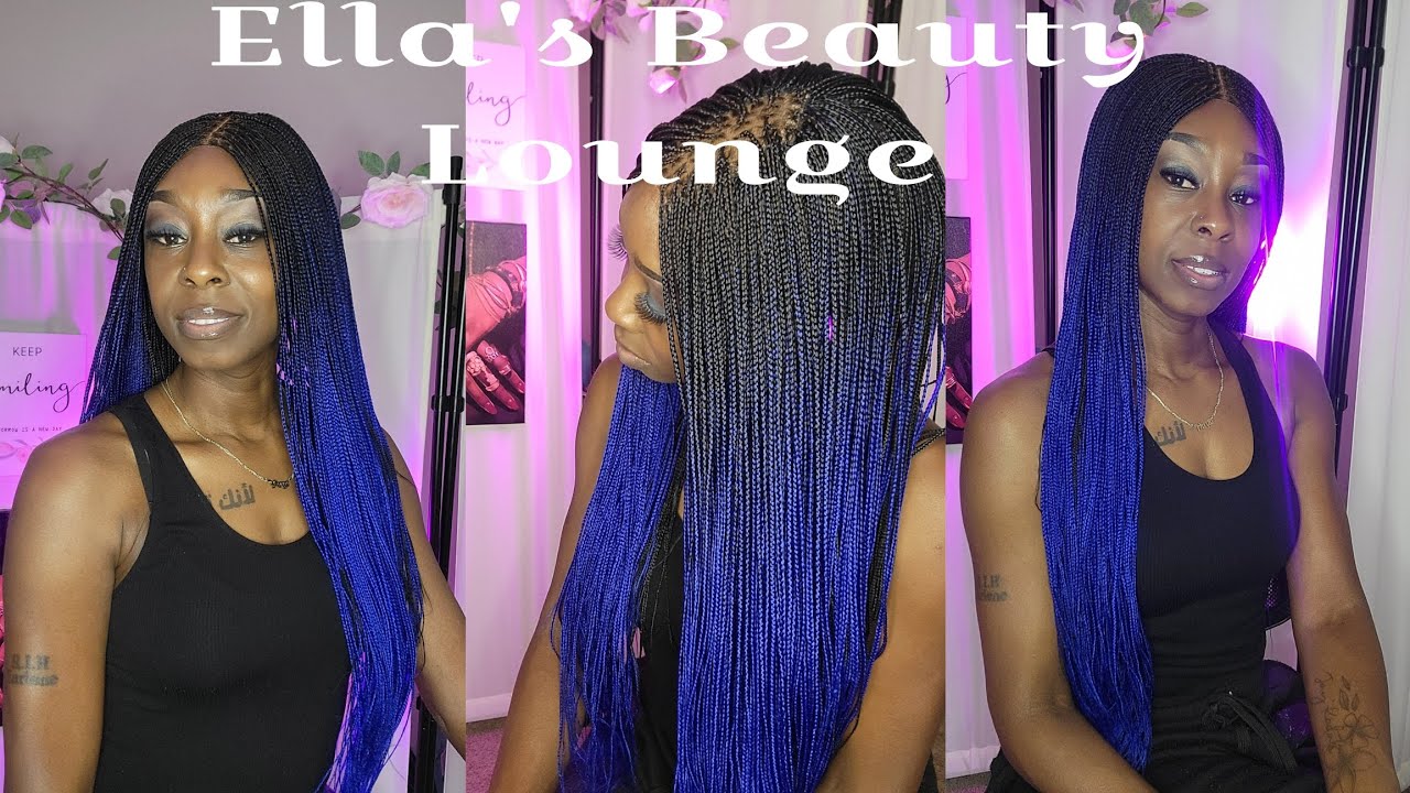 Ella's Beauty Lounge|| ETSY FINDS|| Currently sold out😩|| Blue Series Part 🖐🏽🦋|| Blue Ombre Braids