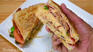 El Sandwich más Rico y Crujiente que comerás