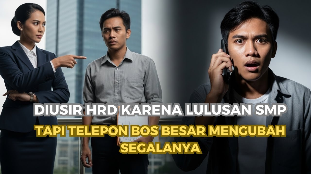 Di Usir HRD Karena Lulusan SMP— Tiba-Tiba  Bos Besar Telepon Membuat Semua Orang Panik