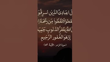 سورة الزمر #المصحف #لايك #اكسبلور