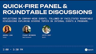 Epoch Connect 2025: Full Quick-Fire Panel and Roundtable Discussion